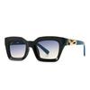 Foreign Trade  Popular Modern Sunglasses European And American Street Photography Ins Popular Model Square Sunglasses For Women 1736