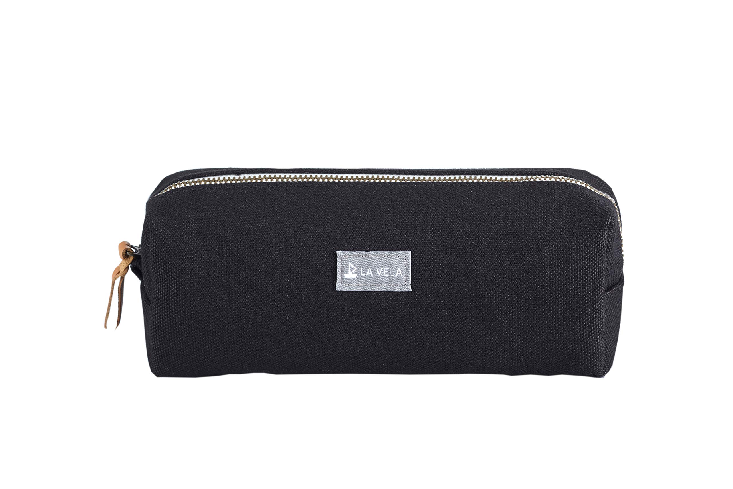 

Gulfstream canvas box type pencil case black VEL-BOX-01