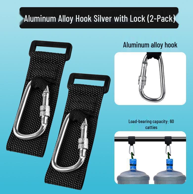 Univerzální hák na helmu a řídítka pro elektromobil, bez nutnosti vrtání.