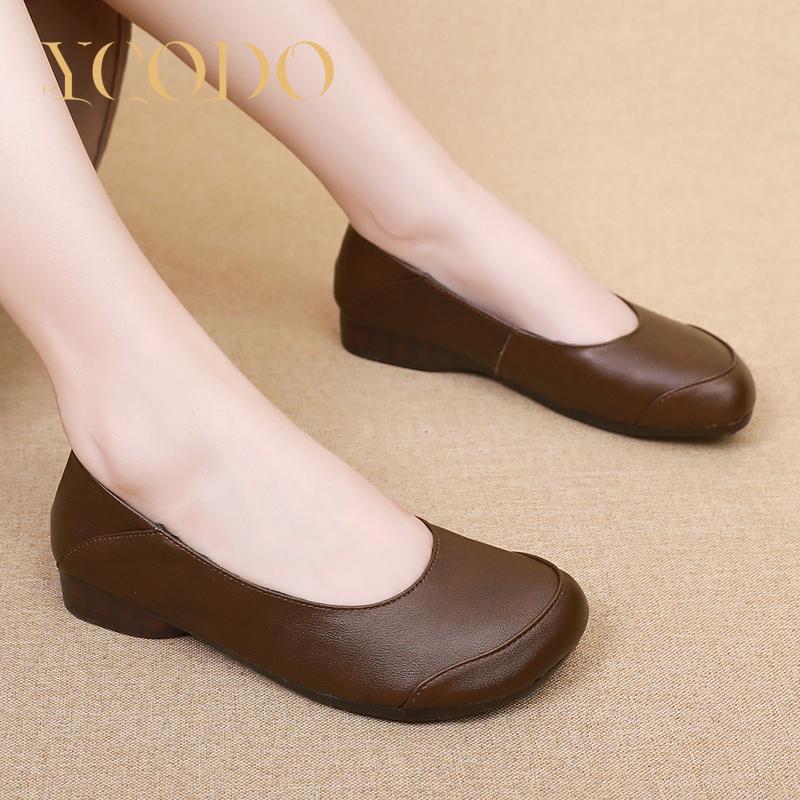 Dámské jarní a letní kožené boty s měkkou podrážkou Comfort Doug, dámské letní ležérní kožené boty