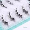 Transparent Terrier 5 Packs L-Shaped False Eyelashes Natural Comic Barbie Eyelashes Little Demon Eyelashes