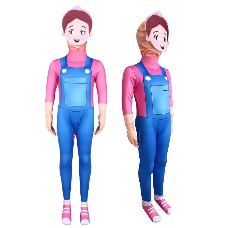 Cosplay Character Costume Jumpsuits Halloween Stage Gift Performance