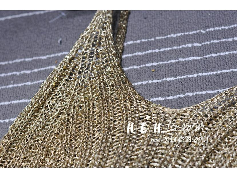 Bingbing Randigstickad Camisoletopp med Glitter