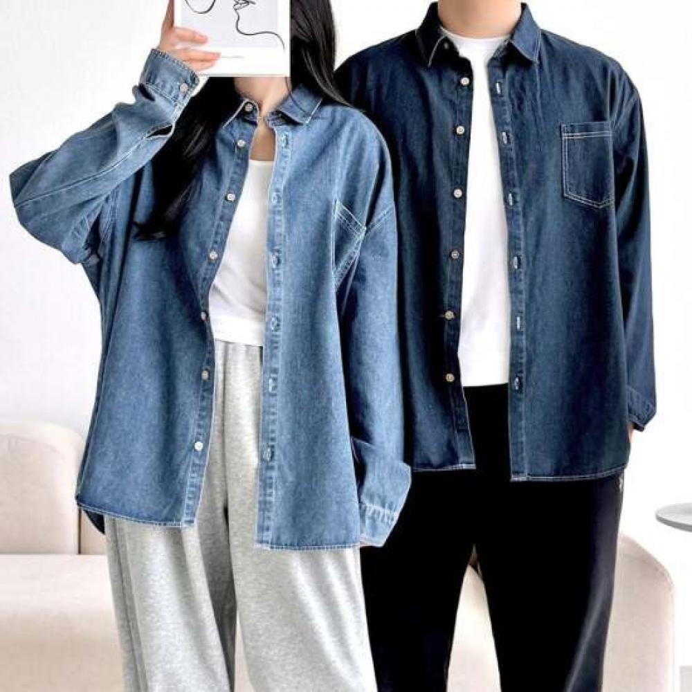 Limid Men S Denim Pocket Shirt On Sha Qwfotv8n