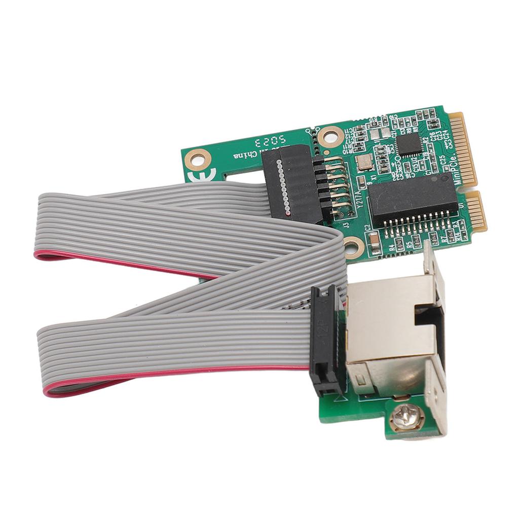 Mini PCIE Gigabit Ethernet Card 10 100 1000Mbps Full Half Duplex Network Card VLAN LAN Adapter Converter for Desktop PC