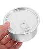 10Pcs Aluminum Tin Cans Empty Self Seal Food Storage Containers for Tea Coffee Pet Snacks Cake Dog Cat Cookie Holiday Dessert