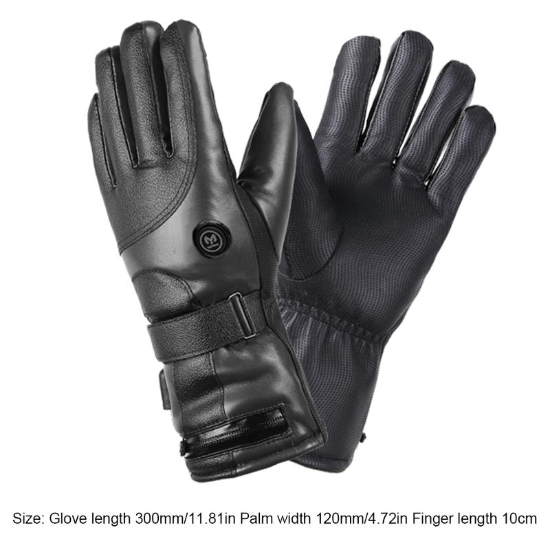 Wiederaufladbare beheizbare Handschuhe 3 Temperaturstufen Heizhandschuhe Akkubetriebene Heizhandschuhe für Outdoor Motorrad Ski Radfahren