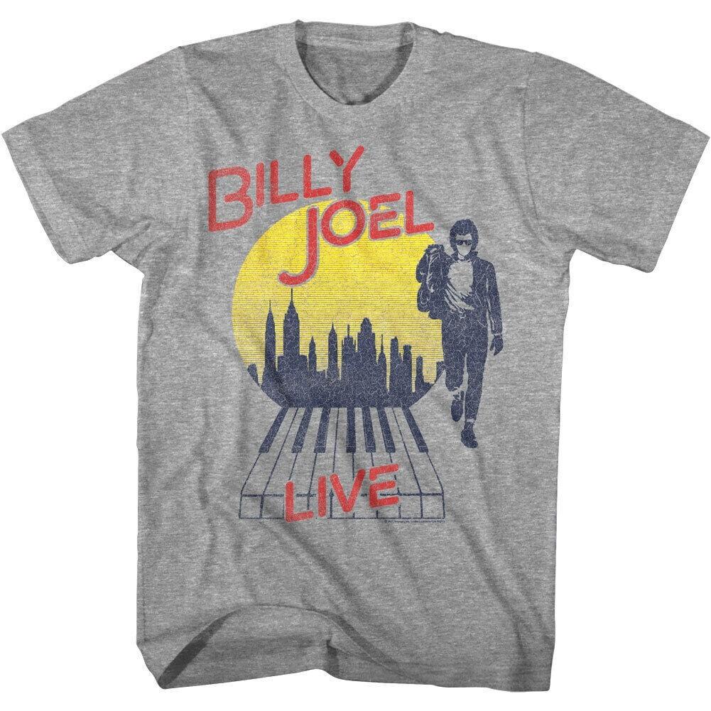 Billy Joel Live Manhattan Sunset Men T Shirt XXL