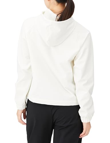 Adidas City Escape Hoodie with Bungee Cord, KLV02, Women's, Off-White (IS3012), Size J/M