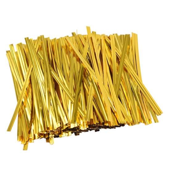 

760 шт. мешок для выпечки с завязками, упаковочная веревка, сумка для хранения десерта, упаковочный ремень золотистый