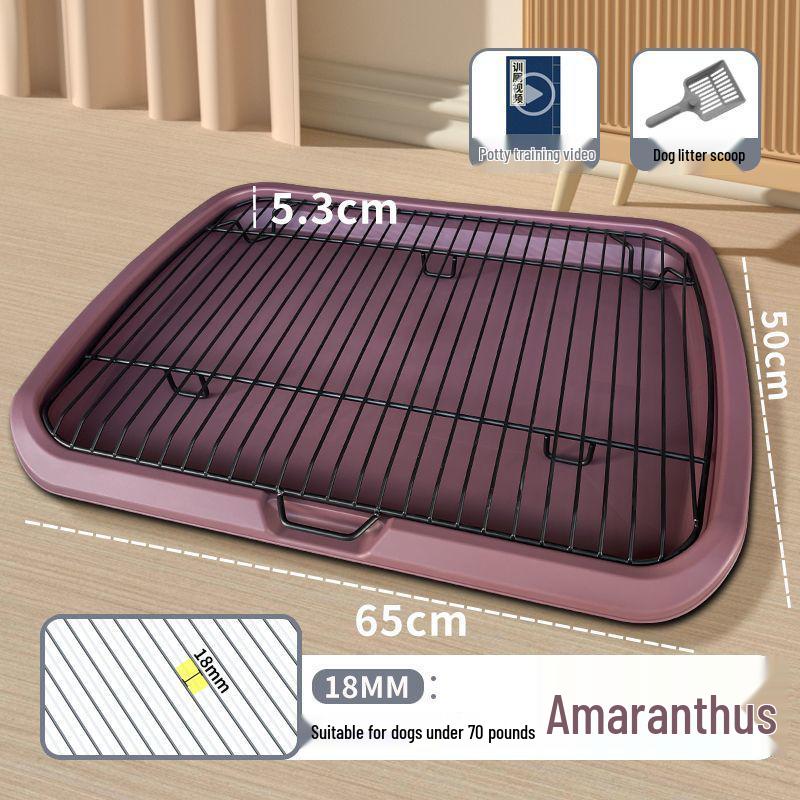 Anti-Step Dog Litter Box for All Breeds - Fixed Point Pet Urinal & Easy Clean