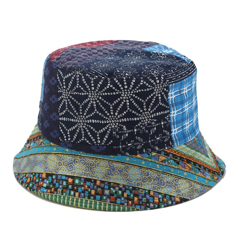 

Vintage Fisherman Hat For Men Women With Wide Brim Sunshade Unisex Summer Accessory Green Blue