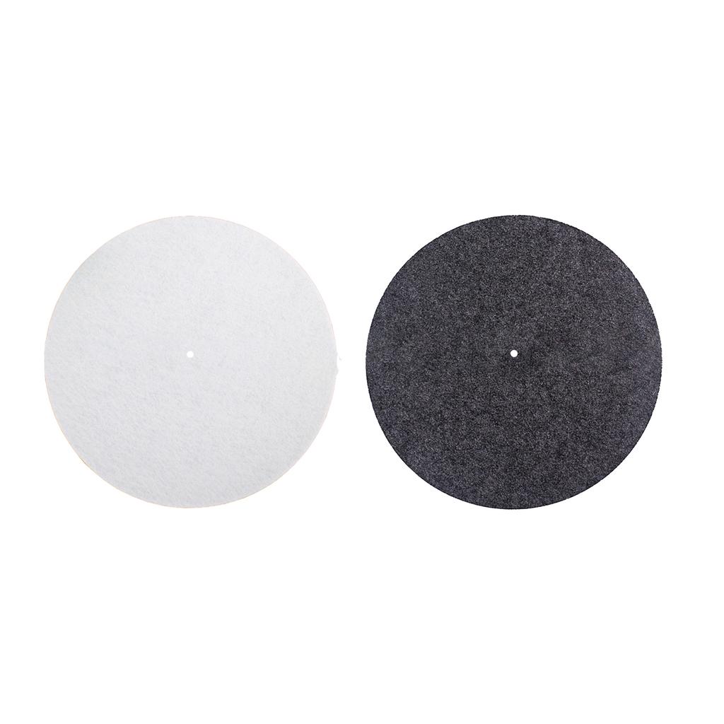 Premium Wool Slipmat Anti-Static Turntable Slipmat Soft Foldable Turntable Mat for Record Player Protecting