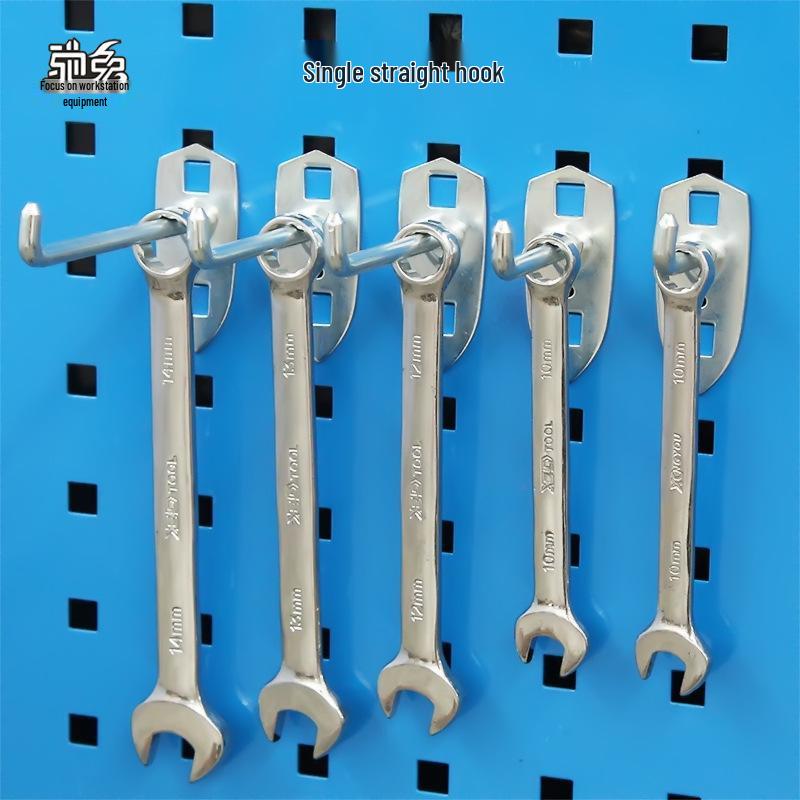 Wall-Mounted Pegboard Hook Display Rack