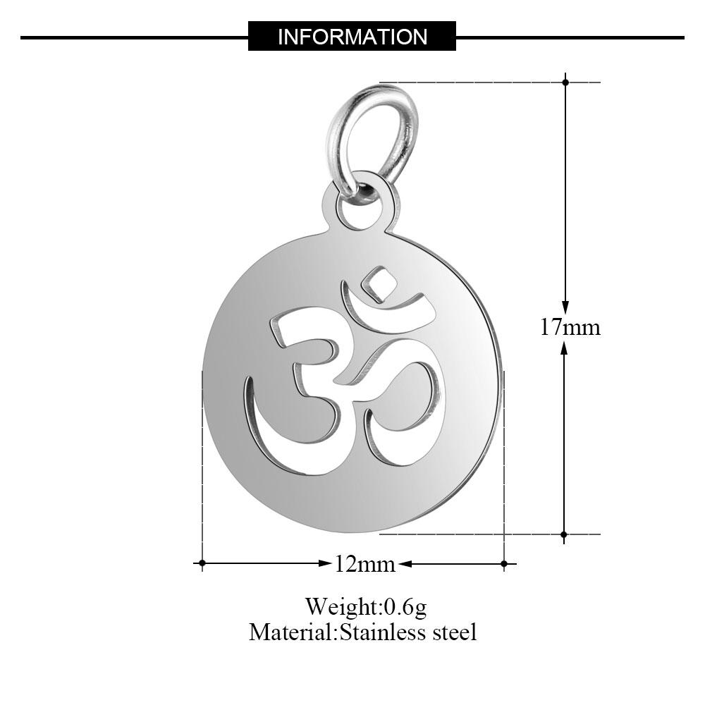 

10pcs/Lot Horoscope World Map DIY Jewelry Making Charms Real Stainless Steel Cat Dog Paw Connector Sun Om Pendant