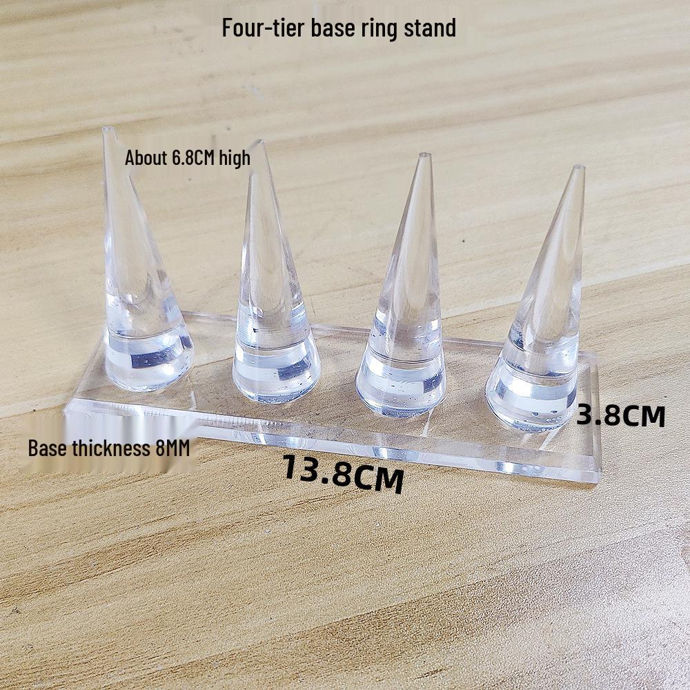 Acrylic Cone Ring Display Stand for Jewelry