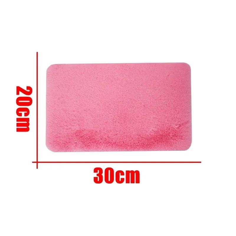 Universal Soft Furry Plush Armrest Box Pads Cover Center Console Polyester Armrest Pad Cushion Winter Car Interior Accessories