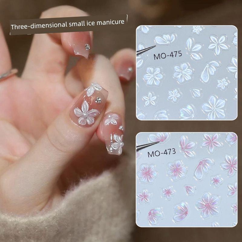 

Shell Light Small Ice Flower Nail Stickers Spring New Relief Simple Ins Style Wear Nail Jewelry Popular Online One for each of the 3 paragraphs