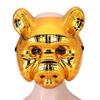 Golden Full Face Mask Plastic Animal Mask Creative Halloween Masks  Festival