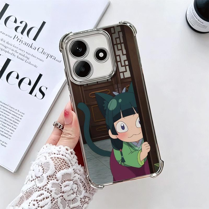 

A-Apothecary D-Diaries Cute Plating Phone Case For Xiaomi Redmi Note 14 15 Pro Plus 13 12 11 11S 11T 10 9S 9 5G Anti-Fall Airaba Redmi Note 13 Pro 5G