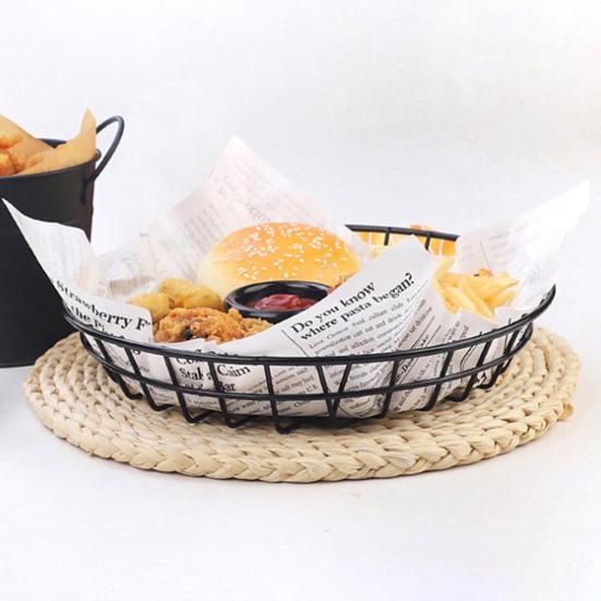 Mini French Fries Basket Food Bucket Snack Potato Chips Barrel Container