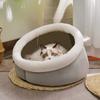 Pet Products New Cat Ear Nest Circular Cool Seat Anti Slip Comfortable Plush