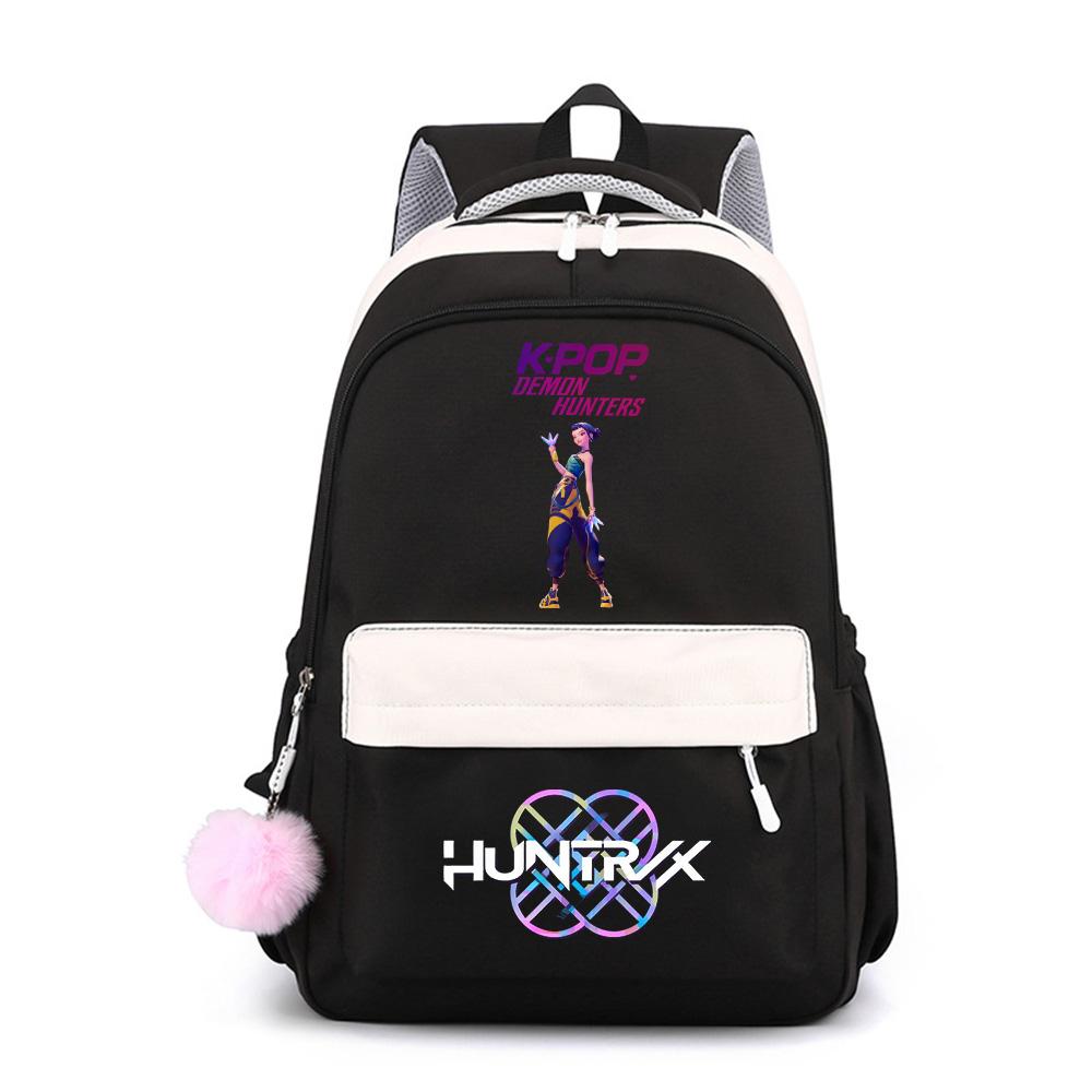 Anime Cute K-Pop Printed Large Capacity Waterproof Backpack for Teenger Student Girl Boy Schoolbag Bookbag Kid Gift Women Travel Bag Mochila