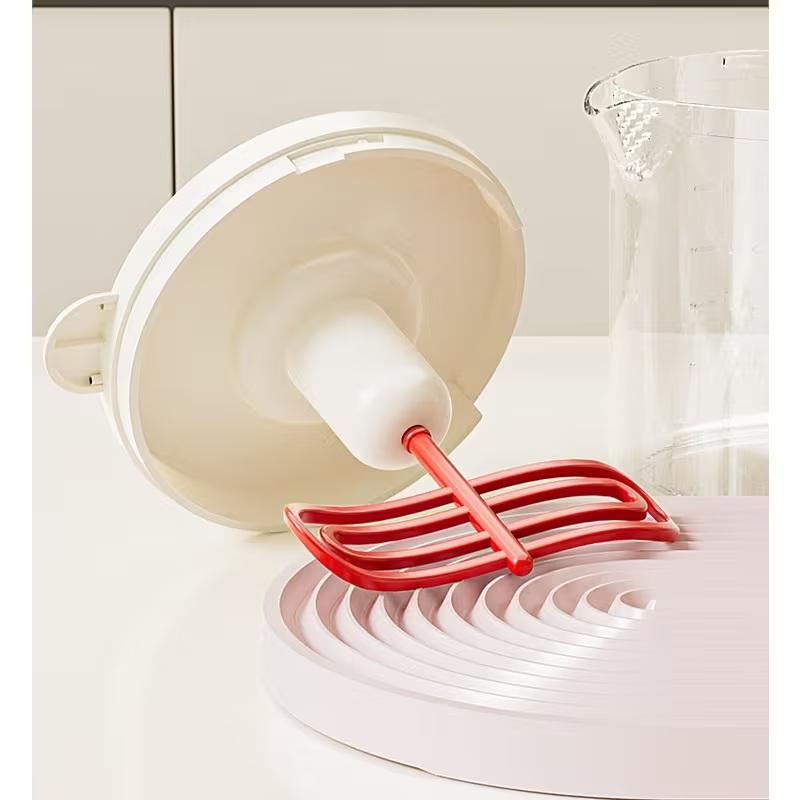 Home Eierbecher Manuelle Presse Gadgets Backzubehör Wesentlich für das Backen Eierquirl Home Küche Sahneaufschläger Multifunktional Leicht zu reinigen