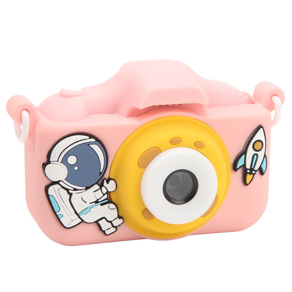 Aparat dla dzieci 20MP HD Podwójny aparat Różowy Astronauta Aparat cyfrowy dla malucha na prezenty świąteczne urodzinowe