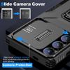 360°Rotating Metal Car Bracket Ring Phone Case For Samsung S25 Ultra S23 S21 S22 S24 Ultra Plus Camera Push Pull Protection Case