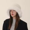 Women's Eco-friendly Fur Bean Hat Balaclava Women's Winter Hat Luxury Brand Hat