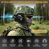 YHKEMA E91 Tactical Headphones Helmet Compatible PTT Active Noise Cancelling Earmuffs for Shooting Hearing Protection