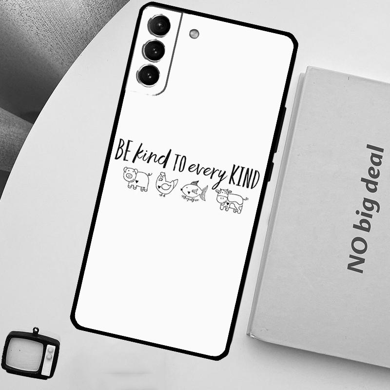 Vegan Inspiration Phone Case For Samsung Galaxy S24 Ultra S20 S21 S22 S23 Plus S9 S10 S24 FE S25 Ultra Cover