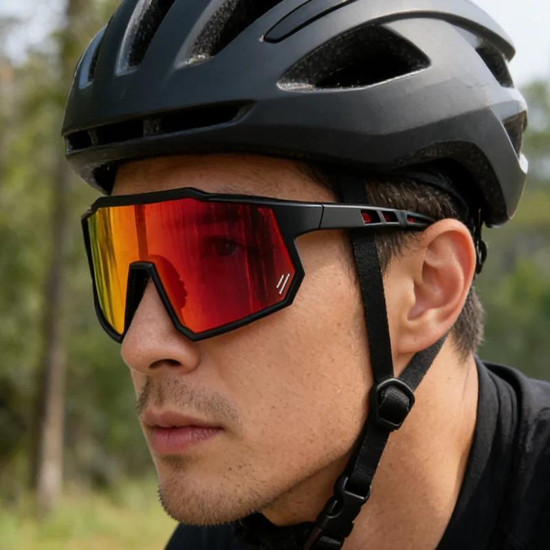 Cycling Sunglasses Sports Cycling Glasses Bike Eyewear MTB Dark Glasses Outdoor Bicycle Goggles for Men Women Sunglasses UV400