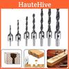 High Carbon Steel 7 Pcs Wood Chamfer Countersink Drill Bit Set For Accurate Woodworking
