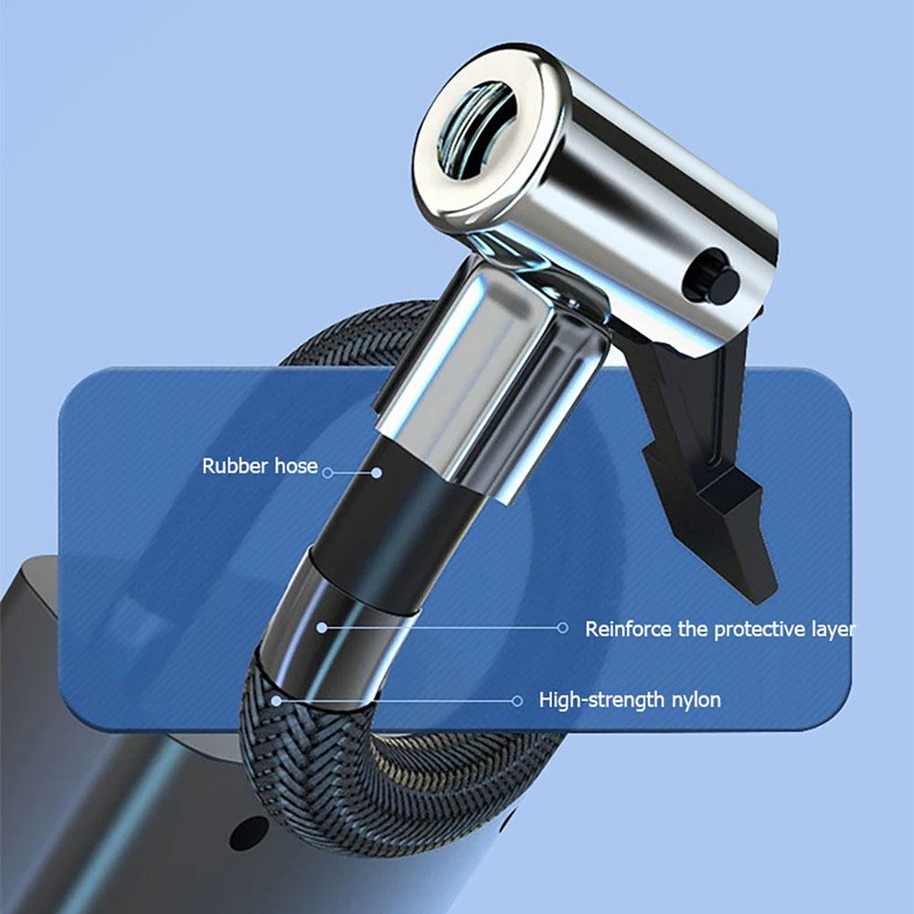 Auto-Luftpumpe, Präzisionsmanometer, 12V Zigarettenanzünder-betrieben, für Auto/Motorrad/Fahrrad/Bälle