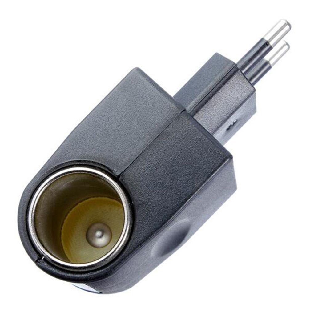 AC Adapter With Car Socket Auto Charger EU Plug 220V AC To 12V DC Use For Car  Devices Use At Home