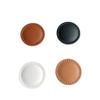 Flat Golf Ball Position Marker With Strong Magnetic Artificial Leather Round Golf Ball Marker Golfers Gift 4cm Size