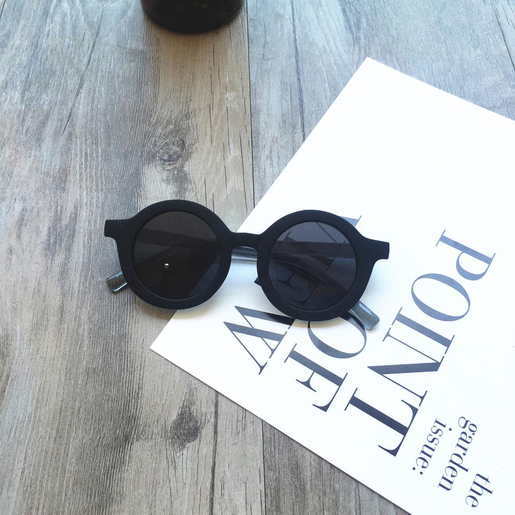 Trendy Children'S Retro Round Fashion Glasses Children'S Uv400 Children'S Outdoor Sunglasses Sunscreen Stall Glasses