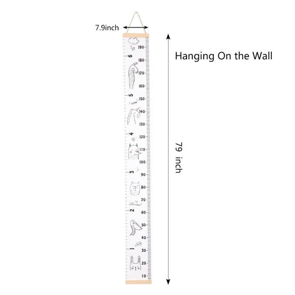 Growth Chart Removable Innovative Kids Growth Height Chart Decor for Bathroom Living Room Dormitory