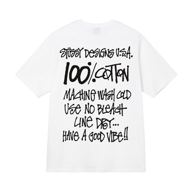 Grenzüberschreitende europäische und amerikanische Trendmarken, eine Vielzahl bedruckter Herren- und Damen-Kurzarm-T-Shirts, 220 Gramm lockere Streetwear-T-Shirts
