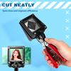 2” x 2” Passport Die Cutter Punch, Handheld Paper Photo Picture Cutter, Metal Passport Cutter, ID Die Cutter, Hardened Steel Dies, Business Cards