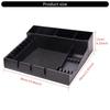 Black Barber Clippers Tray Organizer Clippers Organizer Razors Case,Anti slip Hair Trimmer Holder Tray Barber Tool Box