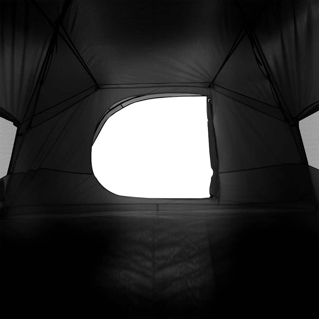 Dome Camping Tent for 4 Persons White & Dark Waterproof