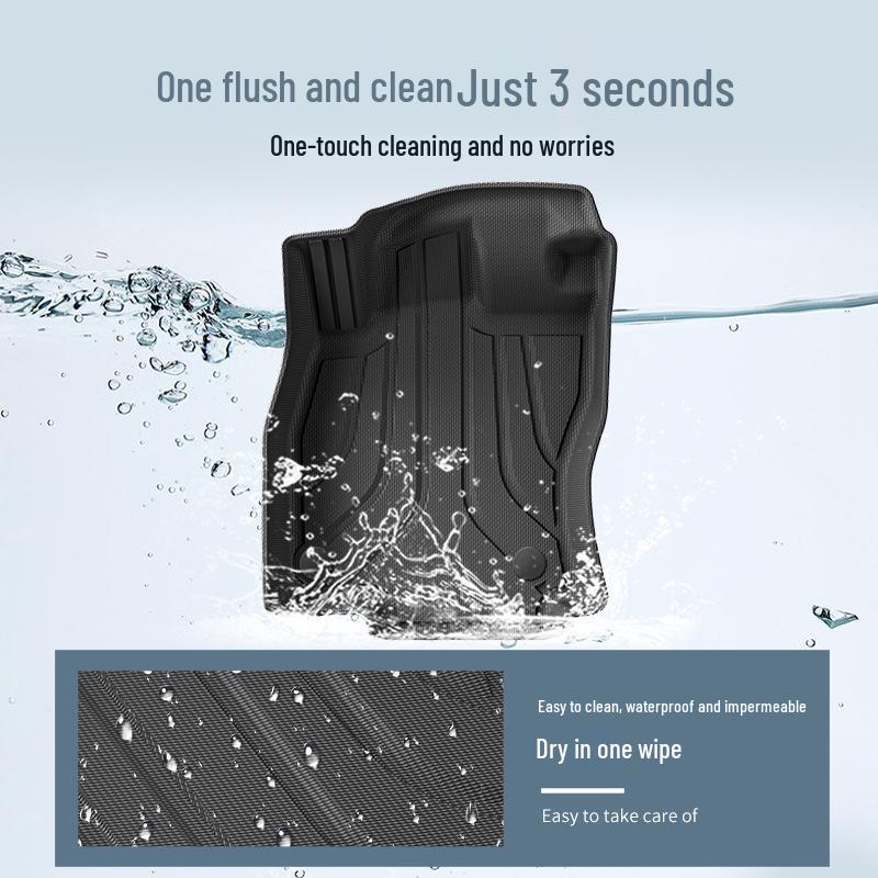 2024 Magotan/2025 Passat PRO Waterproof TPE Car Floor Mats - Dirt-Resistant, Full Coverage.