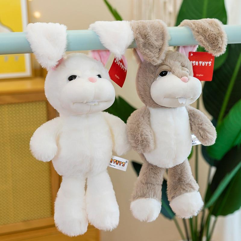 Long Eared Rabbit Plush Toys Cartoon Foldable Dolls Children Birthday Gifts