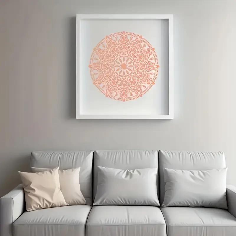 Large Mandala Stencils Reusable Pet Painting Templates For Wall, Floor, Furniture, Fabric, Canvas, Wooden Decor Home Decor