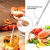 Stainless Steel Crab Tool Nut Cracker Crab Peel Shrimp Tool Lobster Clamp Pliers Clip Pick Set Seafood Tools Knives Accessories