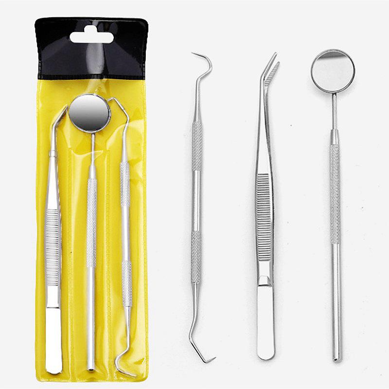 Teeth Plaque Tartar Remover Kit 3-6Pcs Professional Stainless Steel Dental Cleaning Tools for Home Use