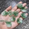 10-Piece Set: 22x24mm 3D Lotus Leaf DIY Hairpin Material for Ancient Style Jade Hairpins